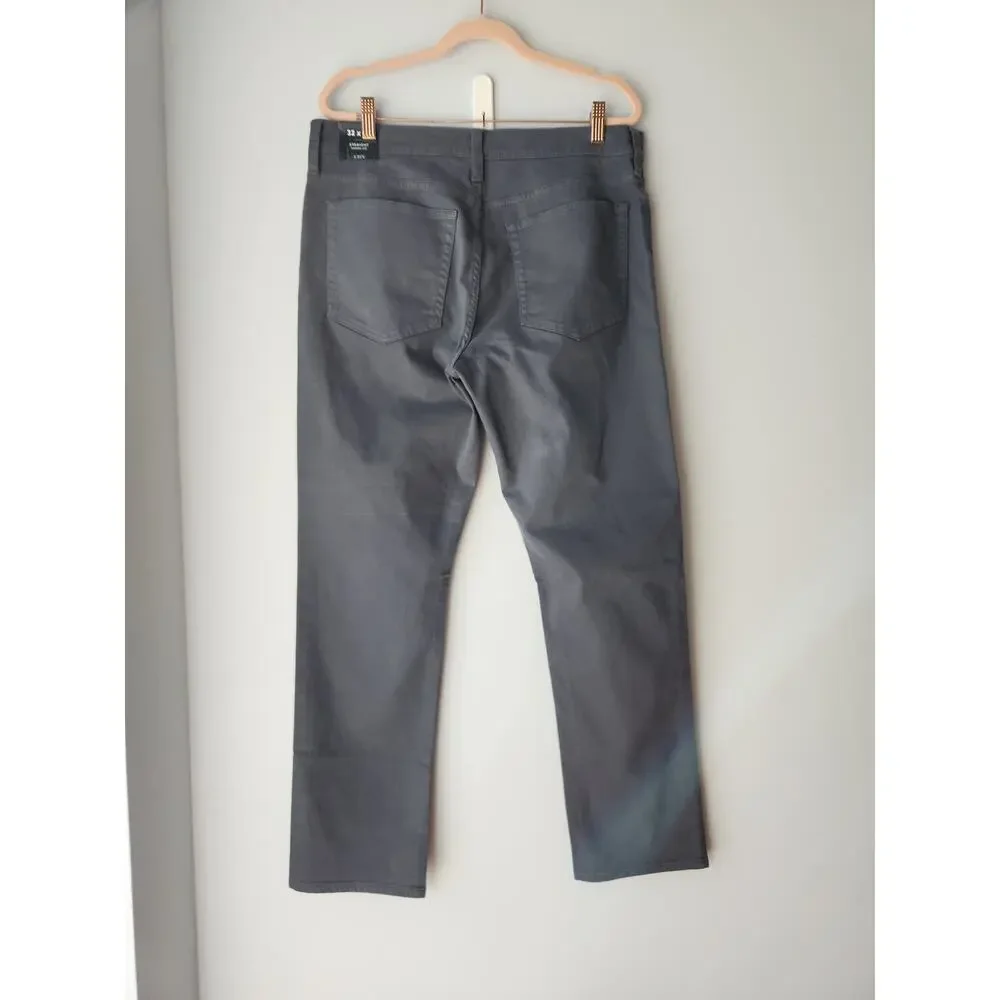 NWT J. Crew Straight-Fit Garment-Dyed Five-Pocket Opal Blue Jean 32/30 *Flaw
